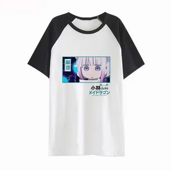 

Anime Kobayashi san Kobayashi-san Chi no Maid Dragon Toru T-shirt Miss Kobayashi's Dragon Maid Kanna T Shirt cottonTops Tee