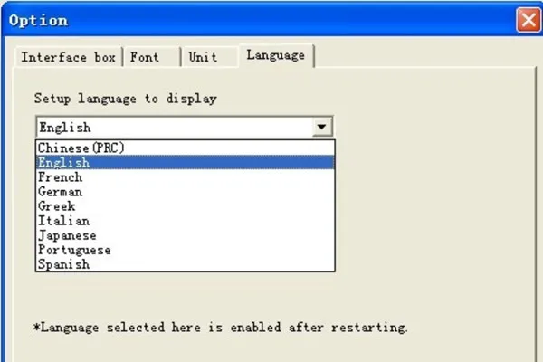 SDS supported languages
