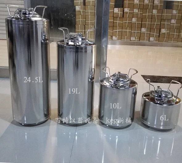 6L/10L/19L/25L 304 пищевая нержавеющая сталь бочонок для ликера вина пива бочка с крышкой и кран