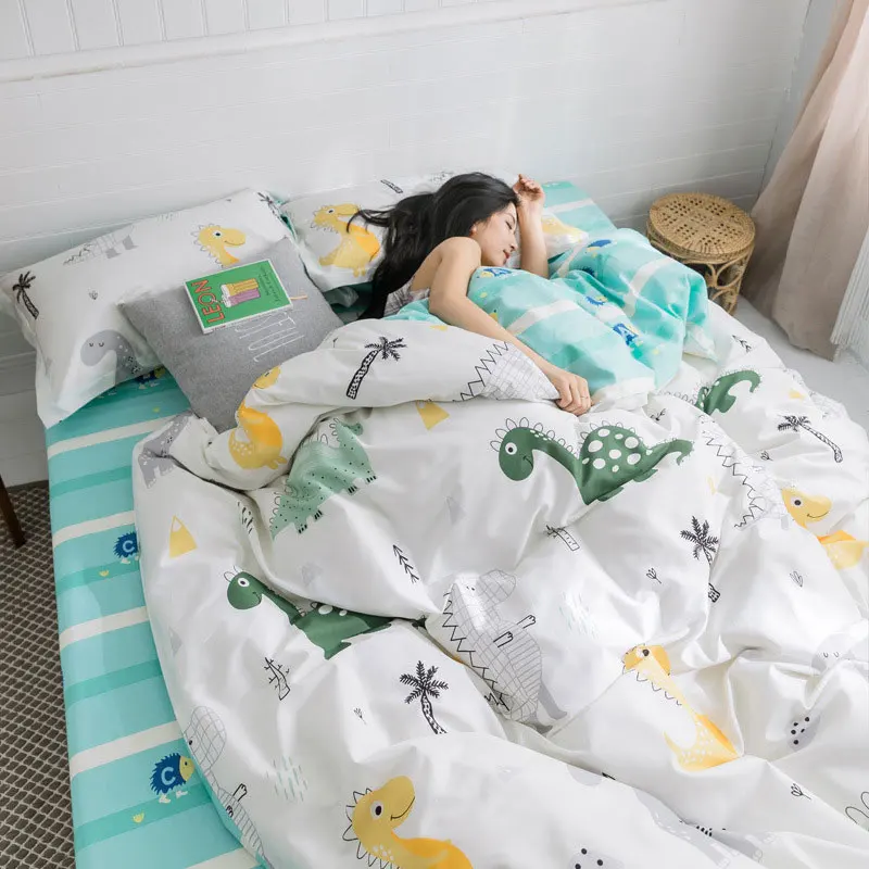 

Cotton four-piece quilt cover sheets double bed supplies wholesale