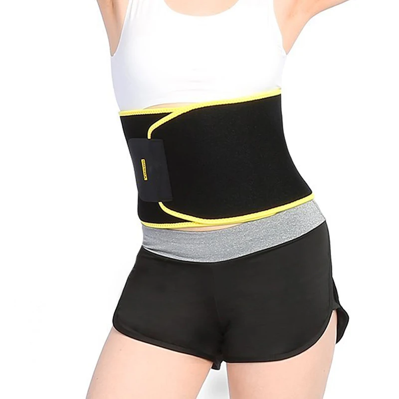 Yosoo Adjustable Waist Support Bandage Belt Waist Trimmer Belt