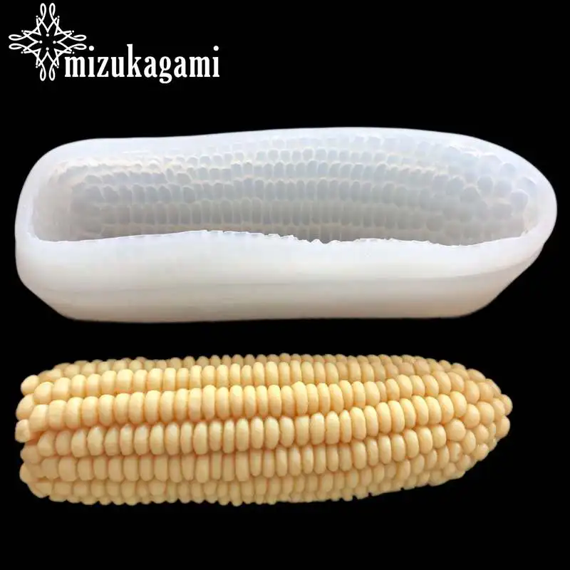 

1pcs UV Resin Jewelry Liquid Silicone Mold 3D Big Simulated Food Corn Mold For DIY Intersperse Decorate Making Jewelry