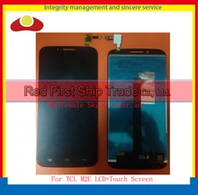 Hohe Qualität 5,5 “Für TCL Meme da M2U Lcd Display Touchscreen Digitizer Assembly Komplette Sensor Glasscheibe Schwarz + Tracking