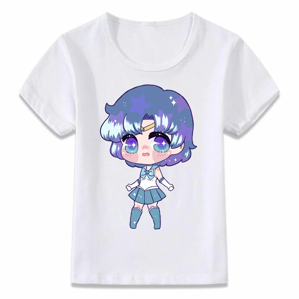 Детская футболка Chibi Сейлор Мун Марс для мальчиков и девочек малыша oal118|Тройники|