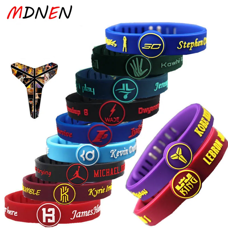 Buy MDNEN Basketball Star Fashion Simple Silicone