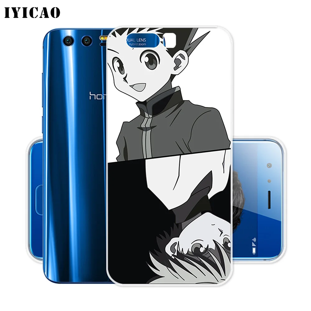 Мягкий силиконовый чехол IYICAO Killua Zoldyck hunter x Для Huawei Y9 Y7 Y6 Prime 2018 Honor 8C 8X 8 9 10 Lite 7X 7C 6A 7A