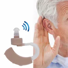 Мини цифровой усилитель слухового аппарата за ухом, усилитель звука, Регулируемые слуховые аппараты для пожилых глухих ушей, самый дешевый