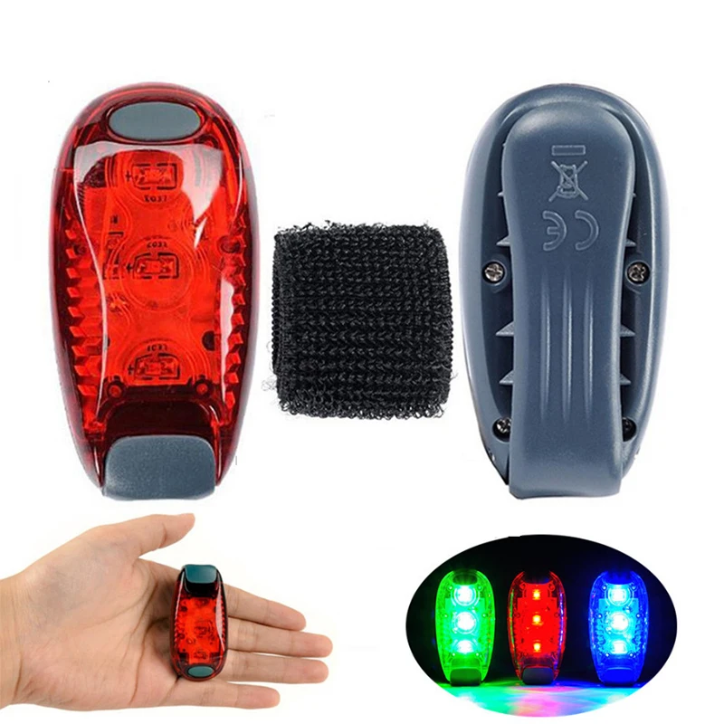 

Bicycle Light Waterproof LED Taillight Safety Warning Bike Rear Lamp Mountaineering Backpack Helmet Running Flashing Lights 0.2