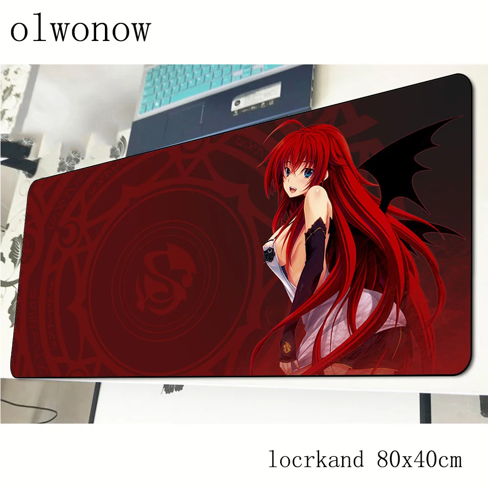 Коврик для мыши dxd старшеклассников 80x40 см лучший игровой коврик