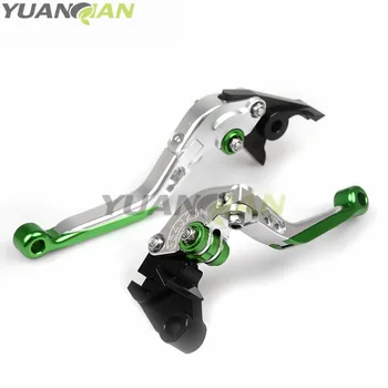 

Green+Silver For Kawasaki Z650 Z 650 2017 CNC Adjustable Folding Extendable Motorcycle Brake Clutch Levers For Kawasaki Z900 650