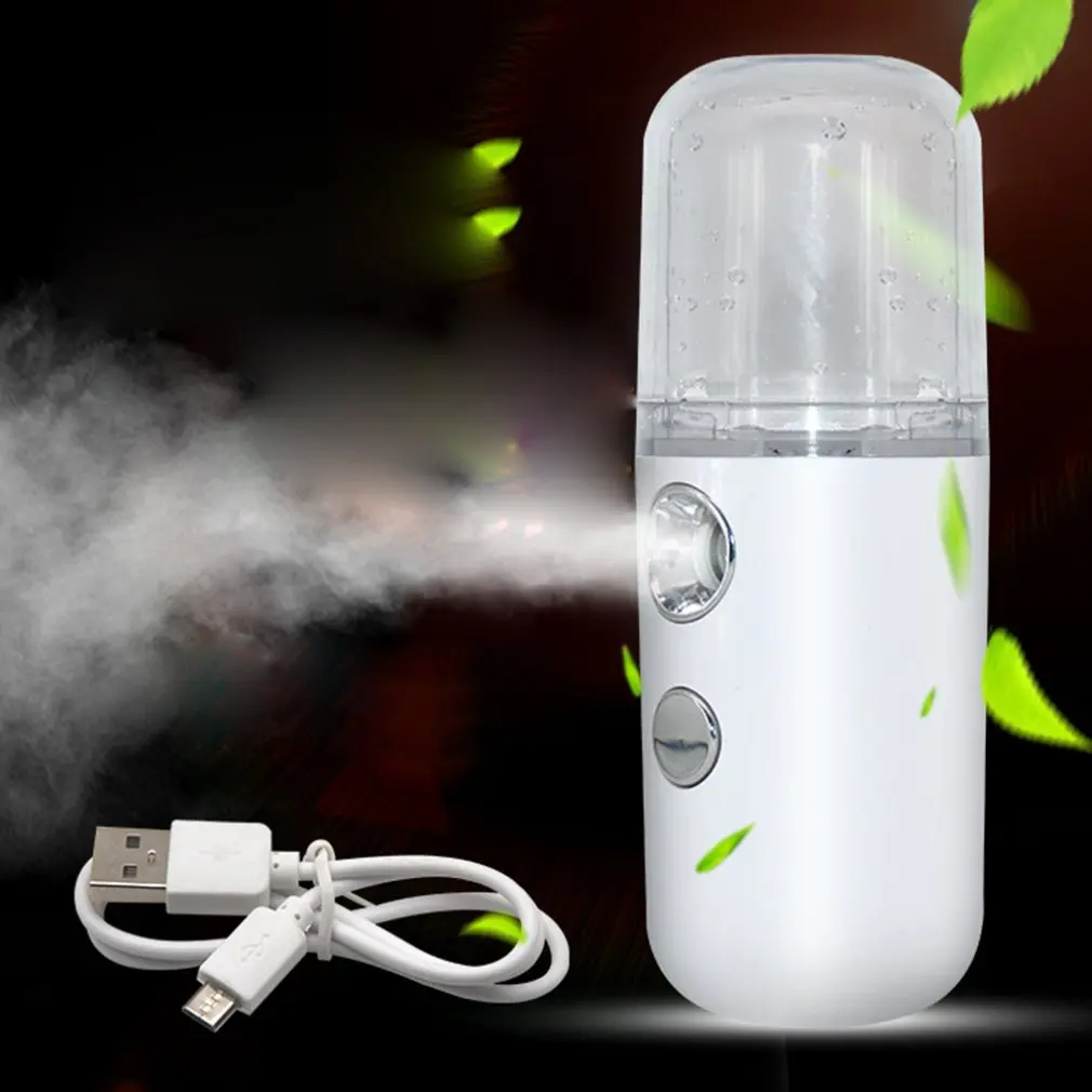 

Summer Hot Moisturizing Spray Hydrating Instrument USB Charging Water Meter Steaming face Mini face humidifier
