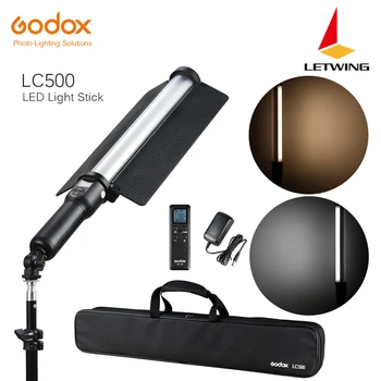 

New Arrival Godox LC500 LED Light Stick 3300K-5600K Adjustable Handheld with Built-in Lithium Battery with Remote Control