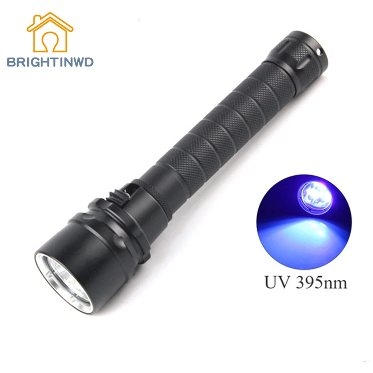 

BRIGHTINWD Waterproof Camping Hunting Lantern Scorpions LED Lights 10W 3 LEDs UV Flashlight 395nm Ultra Violet Torch Light