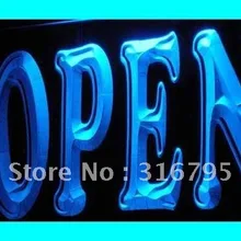 I202 открыть магазин Дисплей приманка Клуб Бар Паб светодиодный неоновый свет знак включения/выключения 20+ Цвета 5 размеров