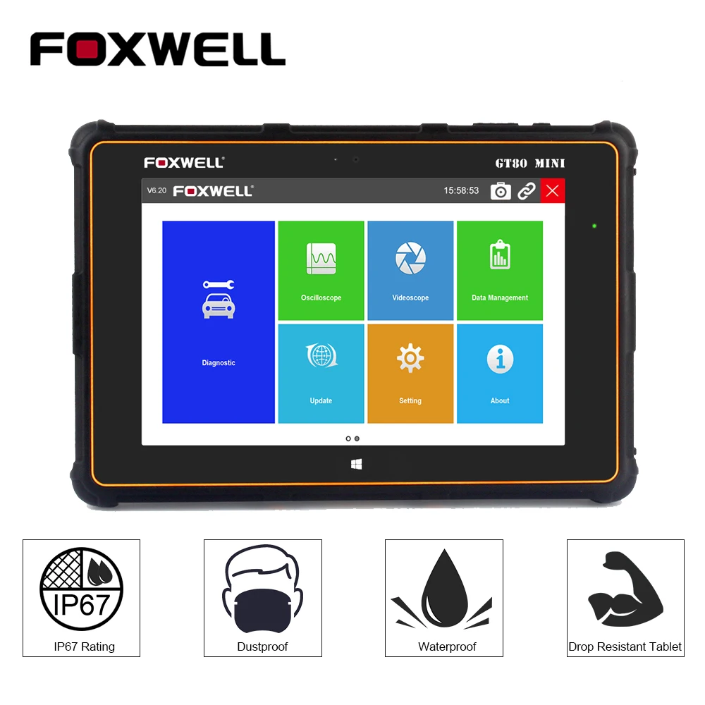 FOXWELL GT80 Mini OBD OBD2 Car Diagnostic Tool Full System Automotive