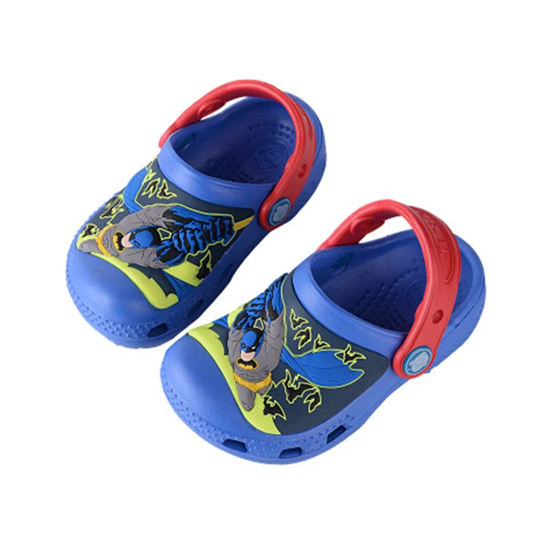 

Kids Shoes Children's New EVA is odorless Hole Shoes Super Flying Xia Slippers Sandals Cartoon Logo Baotou Shoes 1816H