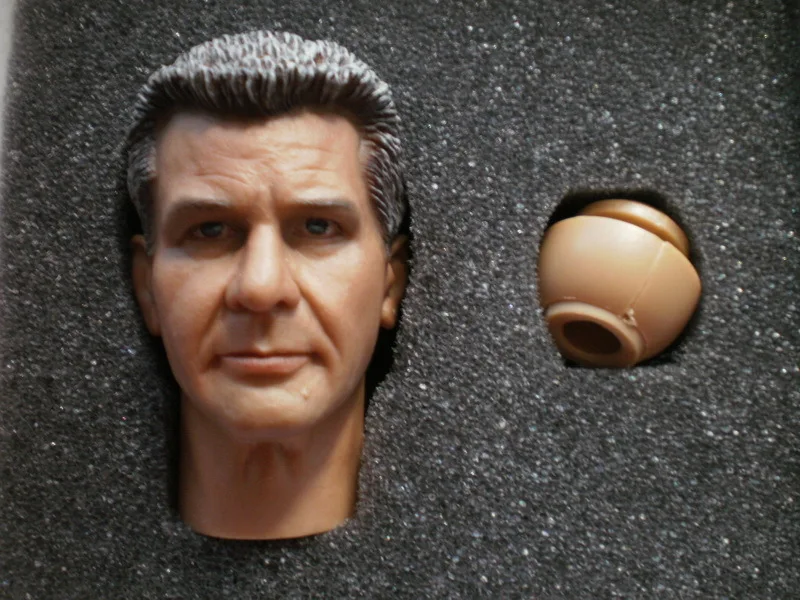 

[ESTARTEK] 1/6 Star Wars Han Solo Head Carving / Indiana Jones Harrison Ford Head Sculpt for 12" Collectible Action Figure DIY