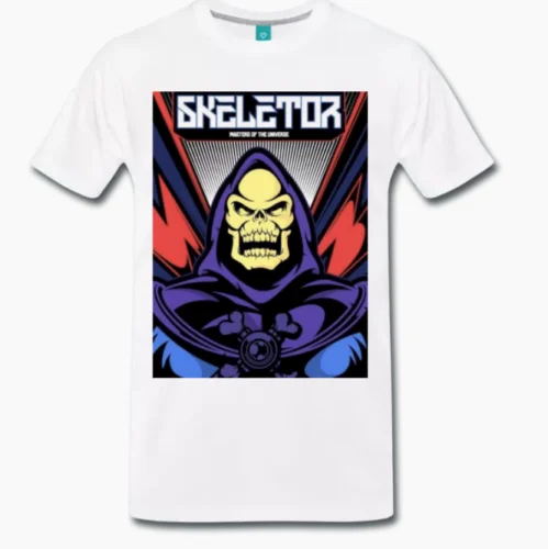 

T-SHIRT MASTERS OF THE UNIVERSE HE MAN SKELETOR CARTONE ANNI 80 - 2