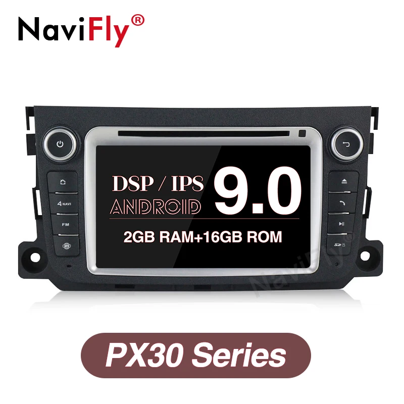 

New arrival!Pure android 9.0 car gps dvd for Mercedes Benz SMART 2011-2014 with GPS Navigation with DSP IPS 4G wifi BT