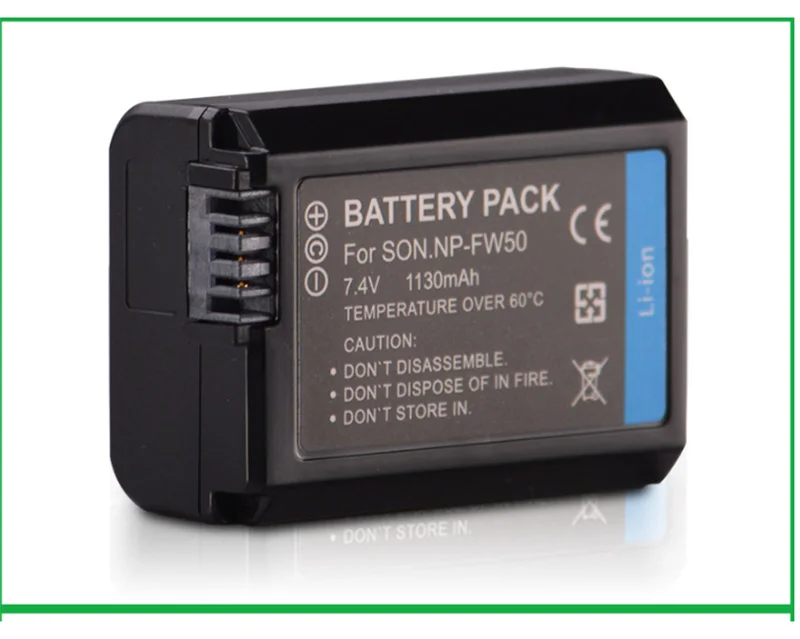 Для sony NP-FW50 lcd USB зарядное устройство+ 1130 мАч NP FW50 батарея для камеры Alpha a6500 a6300 a6000 a5000 a3000 NEX-3 a7R DSC-RX10 набор