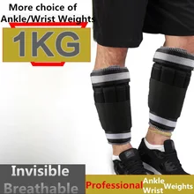 1 кг = 1 пара Регулируемый Вес голеностопа s ремни силовая тренировка Упражнения Тренажерный зал Бег Фитнес оборудование полностью Регулируемый Вес