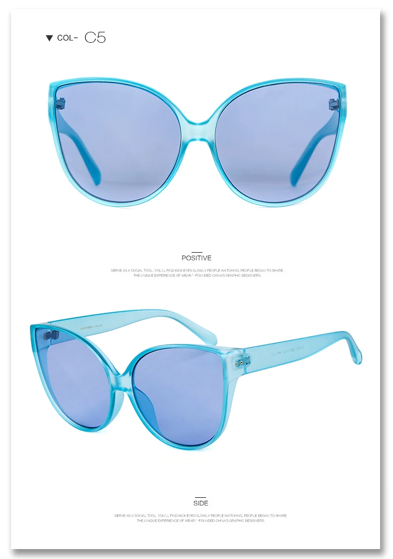 WHO CUTIE, кошачий глаз, солнцезащитные очки, негабаритные, для женщин, фирменный дизайн, Ретро стиль, солнцезащитные очки, розовый верх, Cateye, солнцезащитные очки, очки oculos OM748