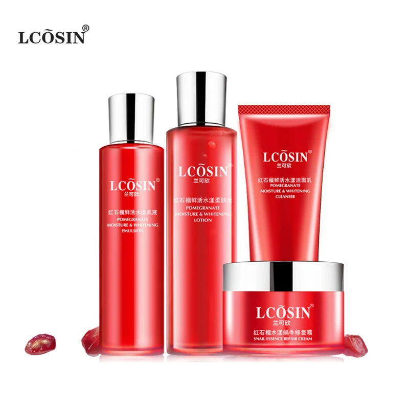 LCOSIN набор волшебных Pomegramate увлажнение и отбеливание устранение токсинов кожи