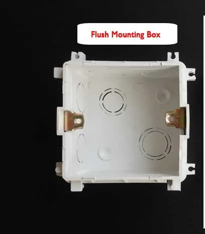 6 шт./лот обычное использование 86 Модель ПВХ поверхностного типа розетка распределительная коробка электрические аксессуары гнездо Монтажная коробка