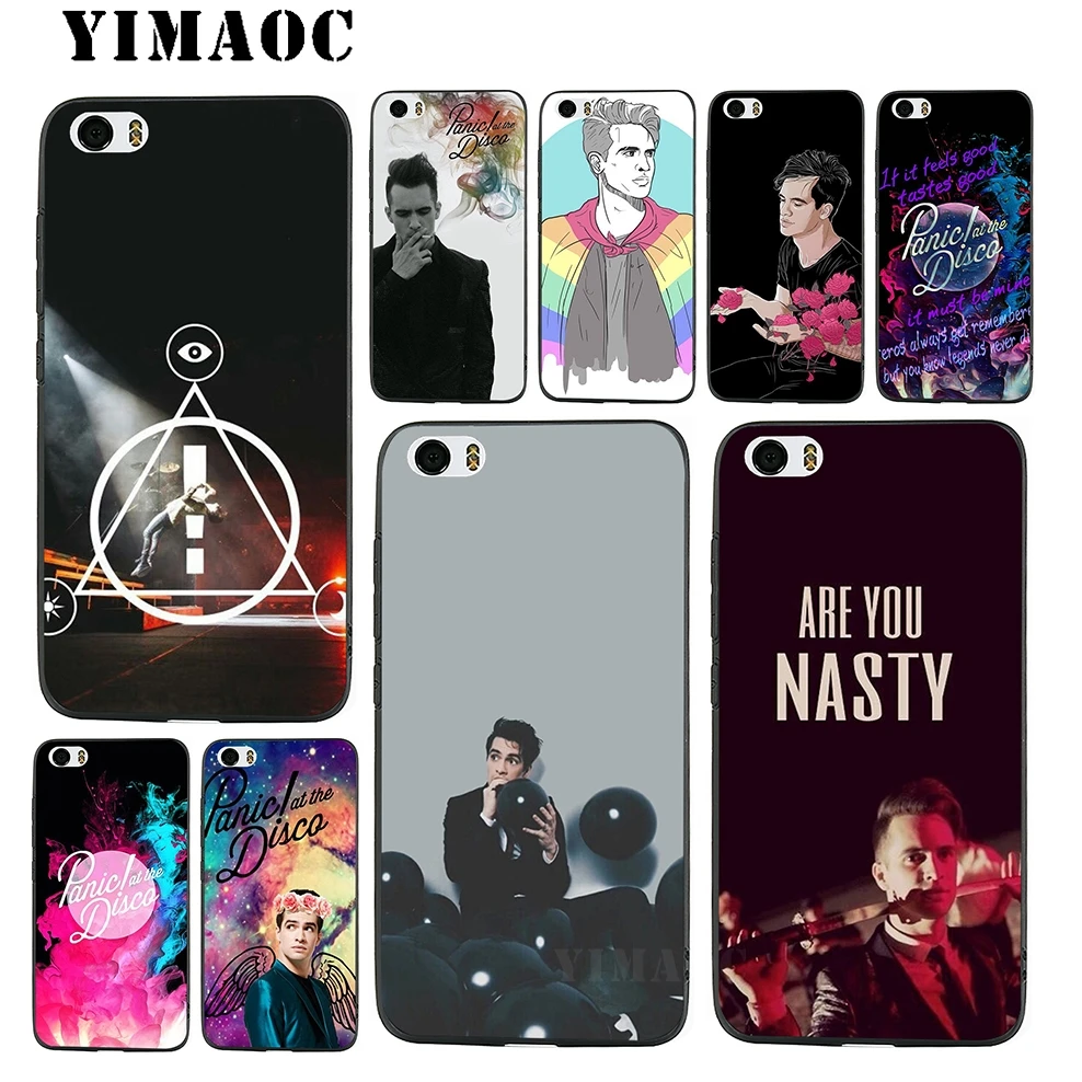Мягкий силиконовый чехол YIMAOC Panic At The Disco для Xiao mi Red 6 Note 4X 4A 5A 5 Plus A1 A2 Pro Lite 8 |