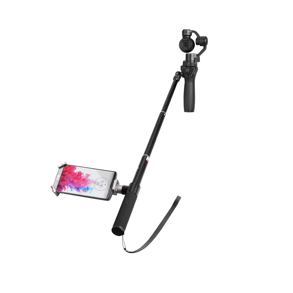 Sunnylife Джи Осмо расширение Selfie Stick ручной удлиняющийся стержень полюс кронштейн раздвижная подставка для DJI Осмо камера Gimbal Y3.12