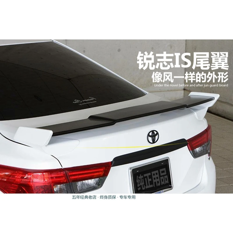 Пластиковый Неокрашенный праймер заднего крыла для Toyota Mark X 2010 2016 Reiz FRP|spoiler for