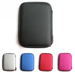Водостойкий кожаный ручной Жесткий диск корпуса сумка чехол отсеки для 2,5 "HDD жесткий диск, мобильный power bank