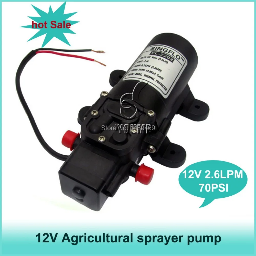 12 В в водяной насос давления 70PSI 2.6LPM|pump sprayer|sprayer cappump step |