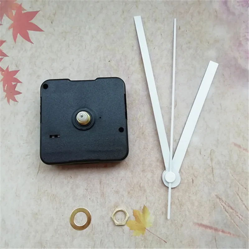 Wholesale 50PCS Sweep 12mm Shaft Quartz Clock Movement with Metal White