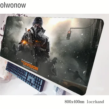 

tom clancy's the division mousepad gamer gel 800x400x3mm gaming mouse pad present notebook pc accessories padmouse ergonomic mat