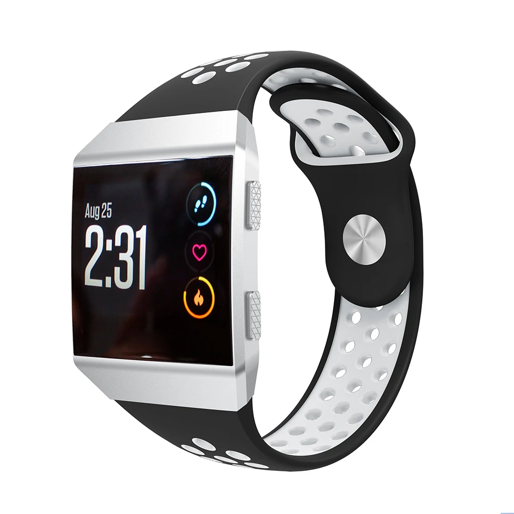 Силиконовые спортивные Ремешки для наручных часов Браслет Fitbit Ionic сменный