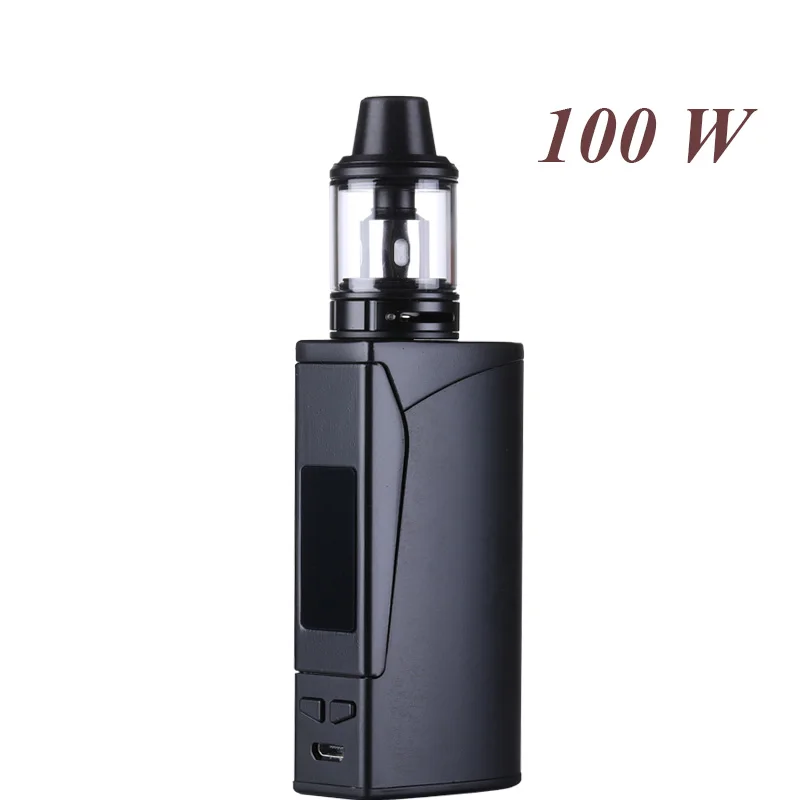 Vape 100 Вт электронная сигарета комплект Vape мод 2200 мАч встроенный аккумулятор светодиодный индикатор питания дисплея Регулируемый Vape