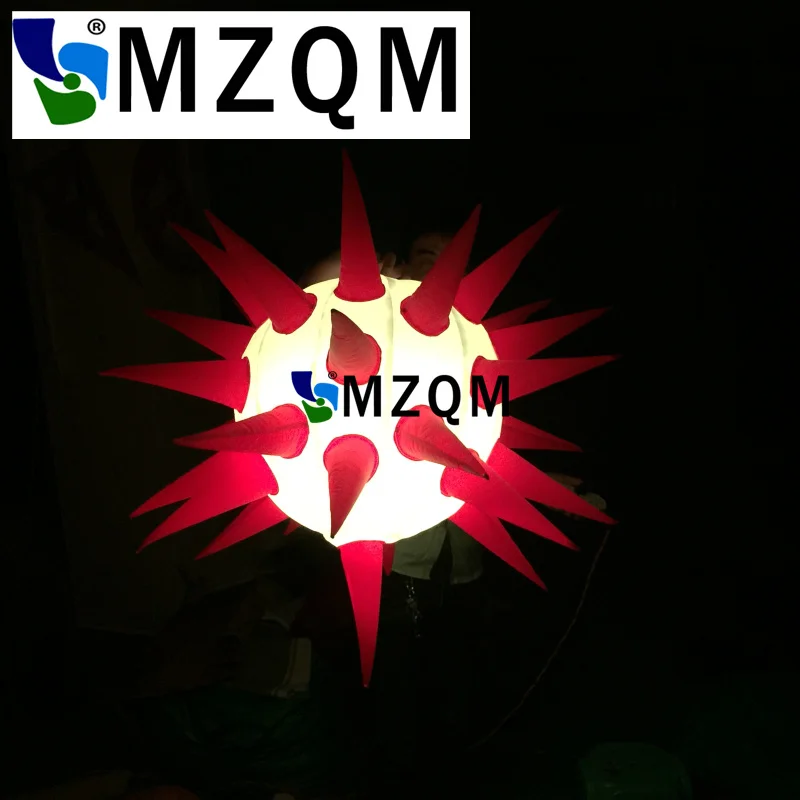 MZQM Free shipping hanging colorful attractive inflatable led star for club decoration MZQM Free shipping hanging colorful attractive inflatable led star for club decoration