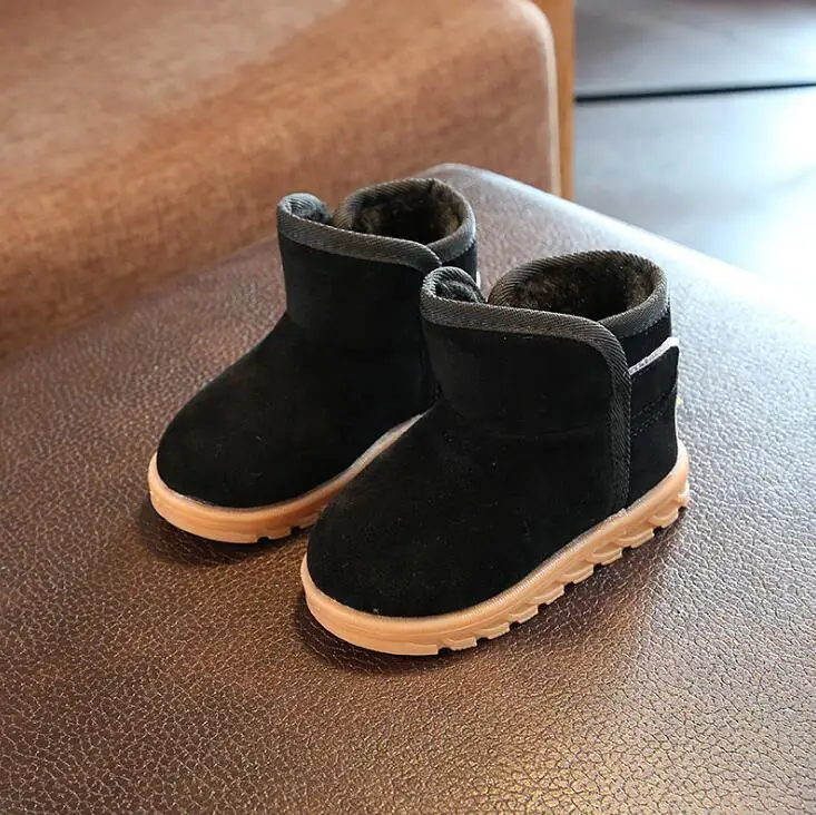 Kids Boots Baby Toddler Shoes Child Winter Warm Snow Boots Plush