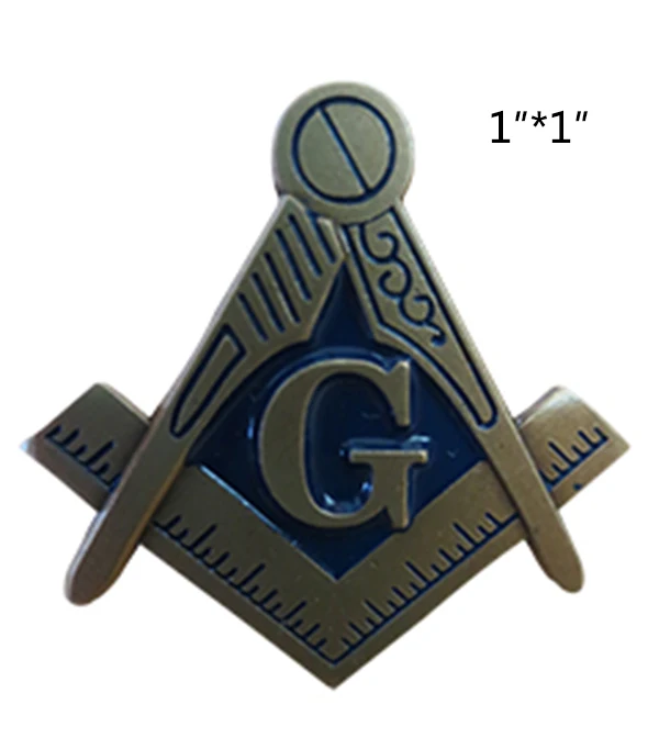 Розничная масонские значки на лацкан, металлическая эмблема масон, вольный каменщик - Цвет: No.6