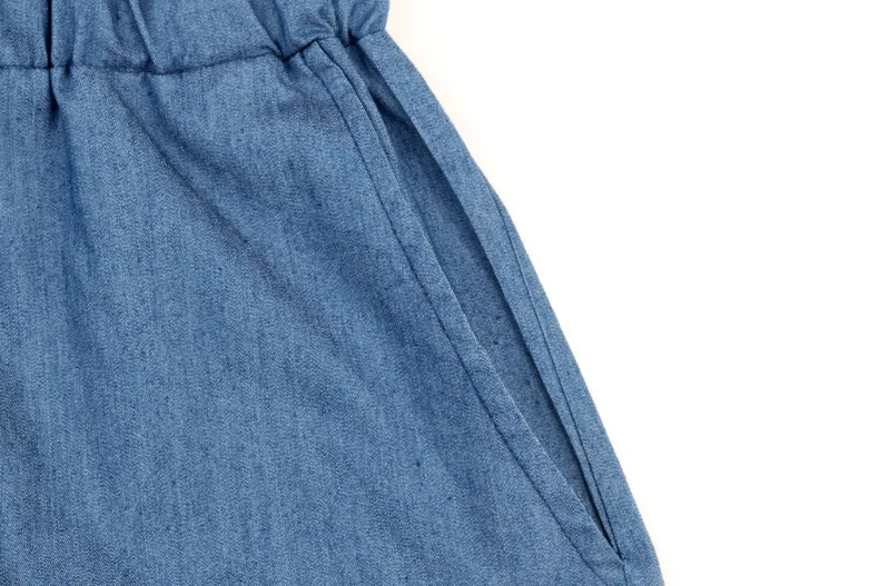 Summer European and American women's denim sleeveless jumpsuit pants (17)