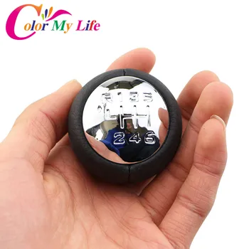

6 Speed Gear Shift Knob Lever Stick Handle for Peugeot 307 308 3008 407 5008 807 Partner B9 Tepee for Citroen C3(A51) C4 Picasso