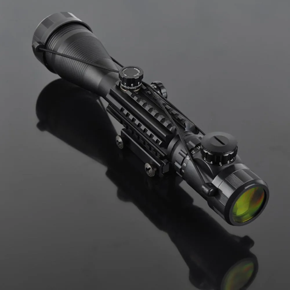 

High Quality 4-16x50 Hunting Tactical Riflescope Red Green Reticle with 22mm Rail Mounts for Hunting