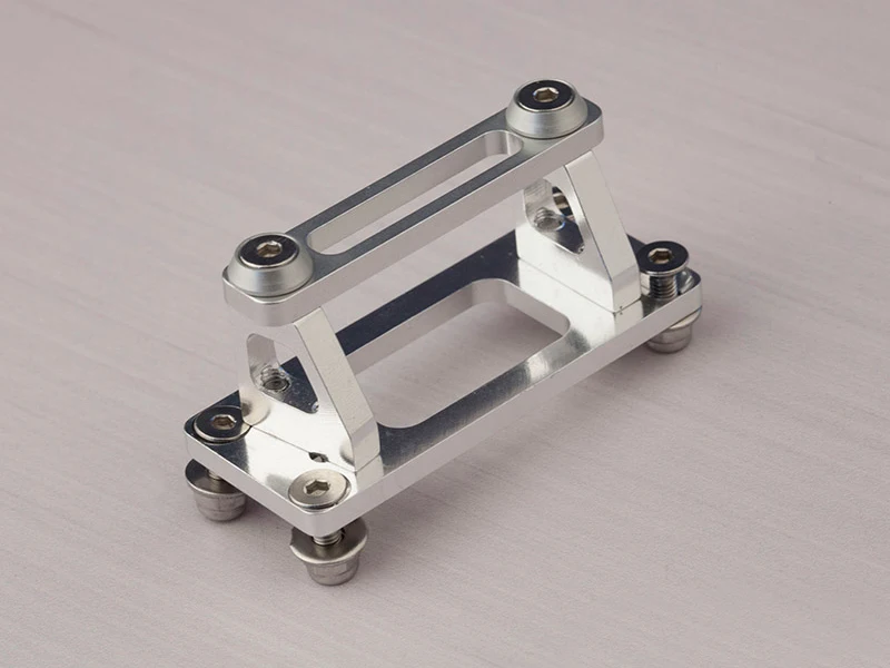 1PC CNC 225MG Standard Servo Aluminum Frame Steering Gear Bracket Mounting Seat Fixed Base Support 54x22x25mm for RC Model | Игрушки и