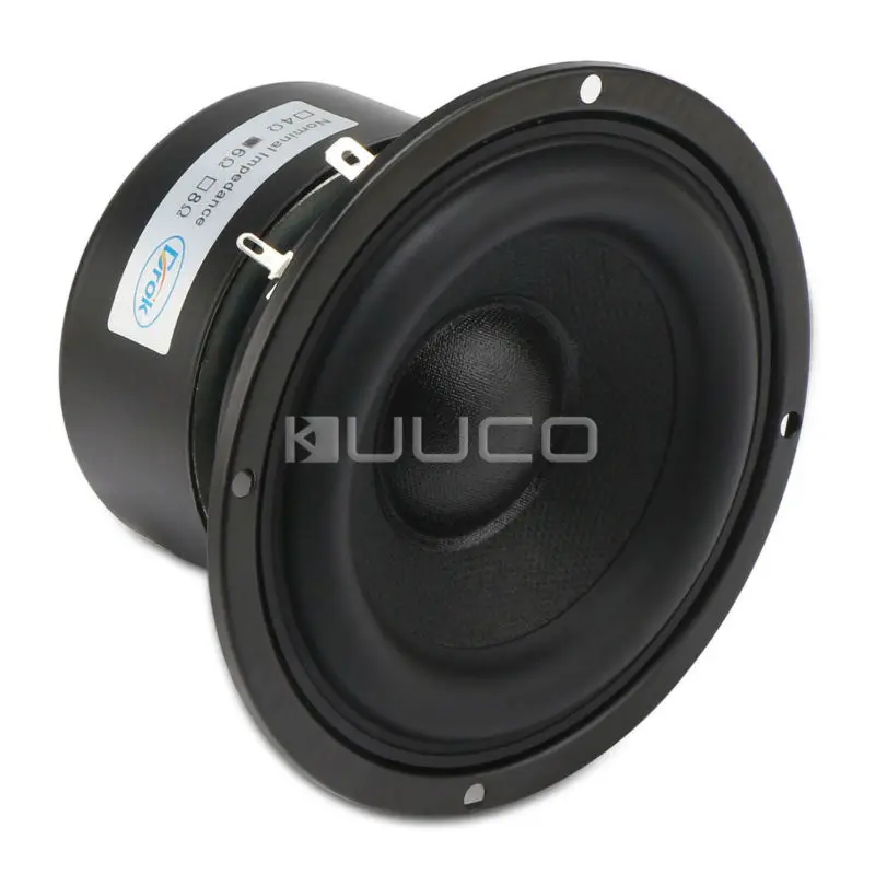 Alto-falante de Áudio Antimagnético para Alto-falantes Alto-falante Ohms Hi-fi Subwoofer Baixo Diy 40 w 4-inch 6 4 Computers & Electronics