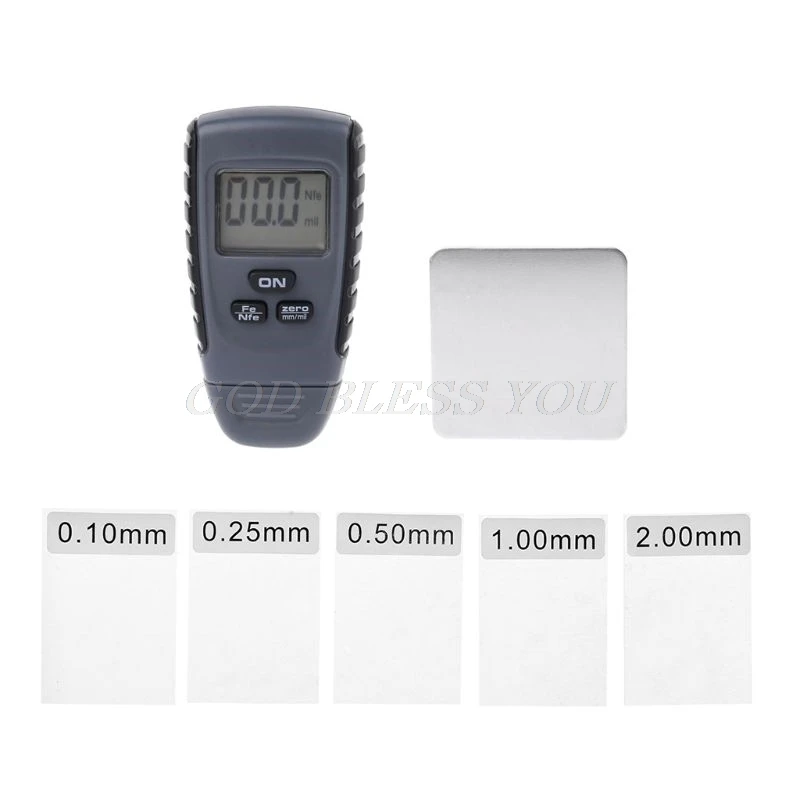 

RM660 Paint Coating Thickness Gauge Digital Tester Meter Instrument Iron Aluminum Base Metal Car Automotive Non-Metal 0-1.25 mm