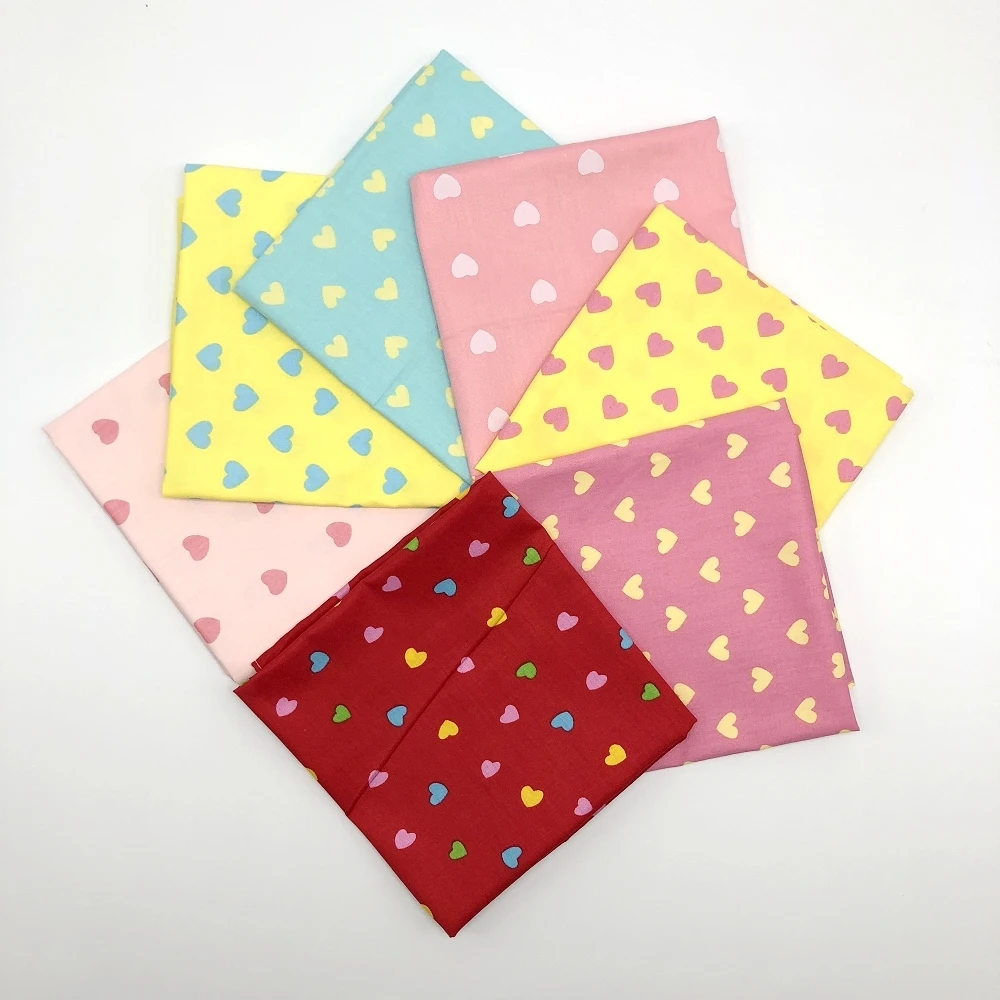 

Lovely little heart headbands Furoshiki scarf handkerchiefs Placemat So Many Uses / 100% Cotton Size 48cm(+-1cm)