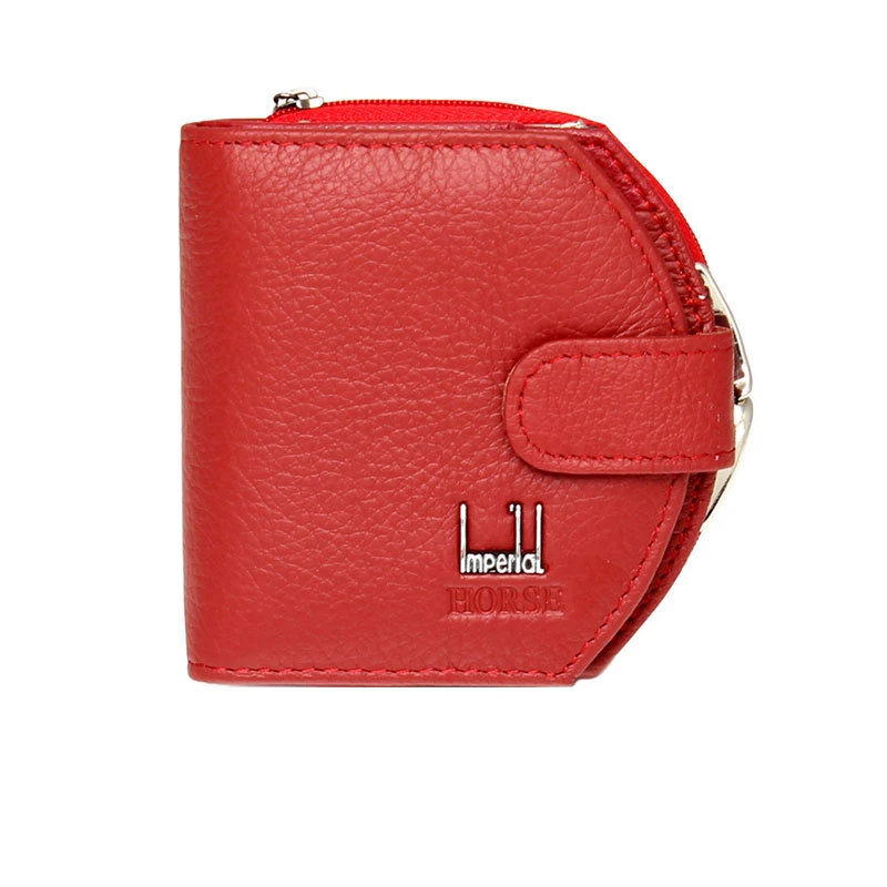 Monedero de Mini cartera pequeña mujer de cuero de vaca Real Vintage individuación mujeres monedero|Monederos| - AliExpress