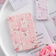Розовый цветочный магнит откидная крышка для iPad Pro 9,7 11 air 10,5 12,9 Air2 мини на возраст 1, 2, 3, 4, 5, планшет чехол для нового iPad 9,7
