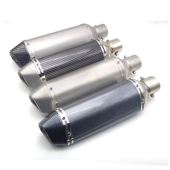 

51mm Inlet Universal motorcycle exhaust Pipe scape moto with DB killer Inside FOR suzuki bandit 1200 yamaha r3 Honda africa twin